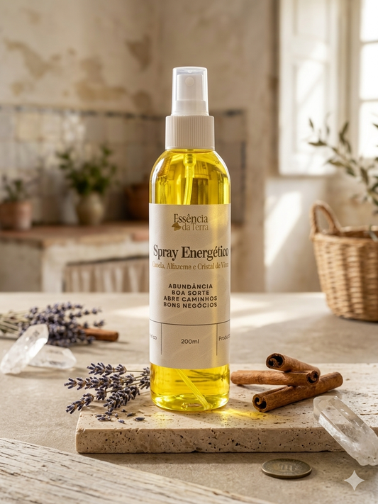 Spray Energético de Canela para Prosperidade 20cl - Contém Pirita