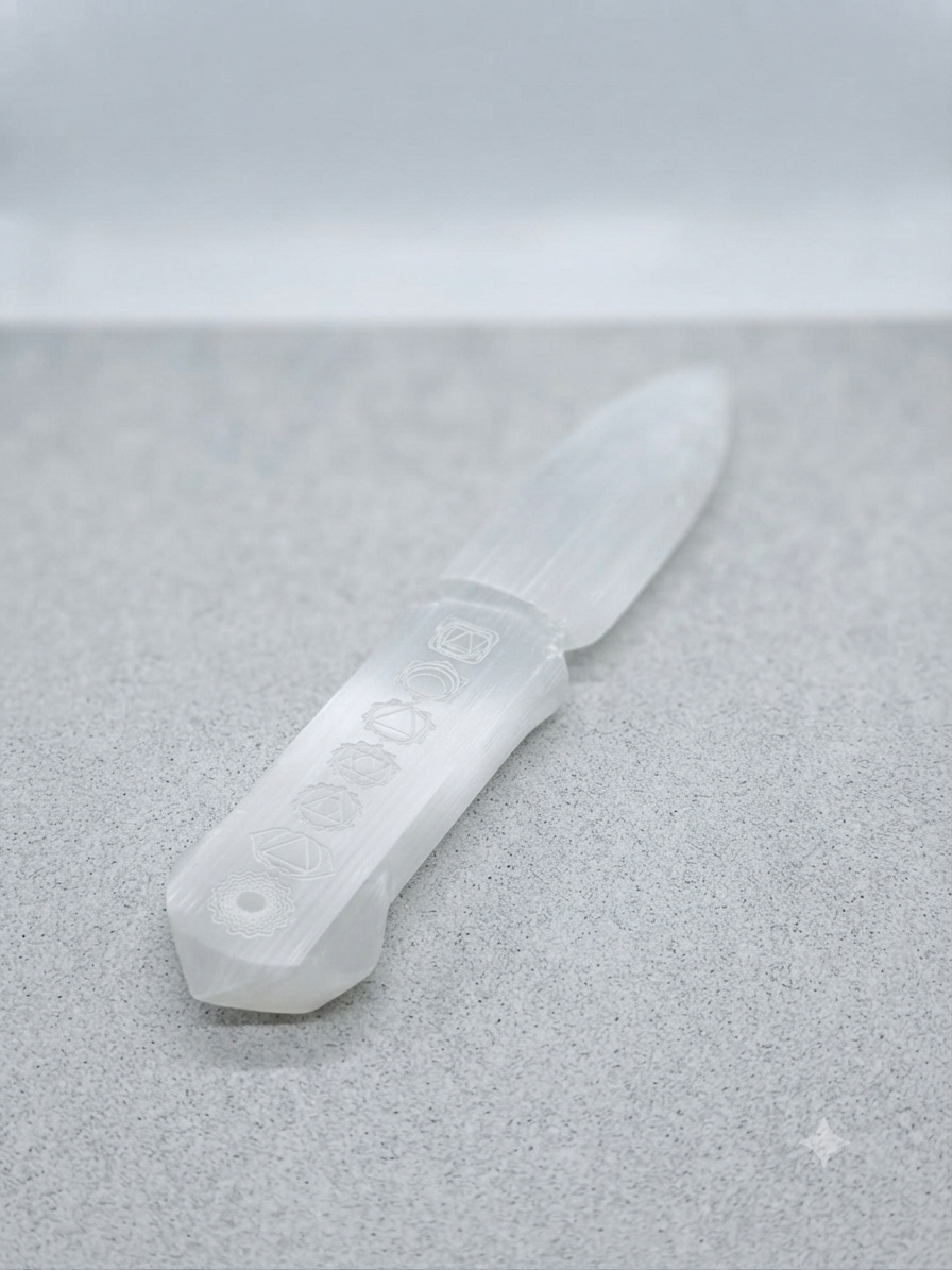 Faca de Selenite 190mm