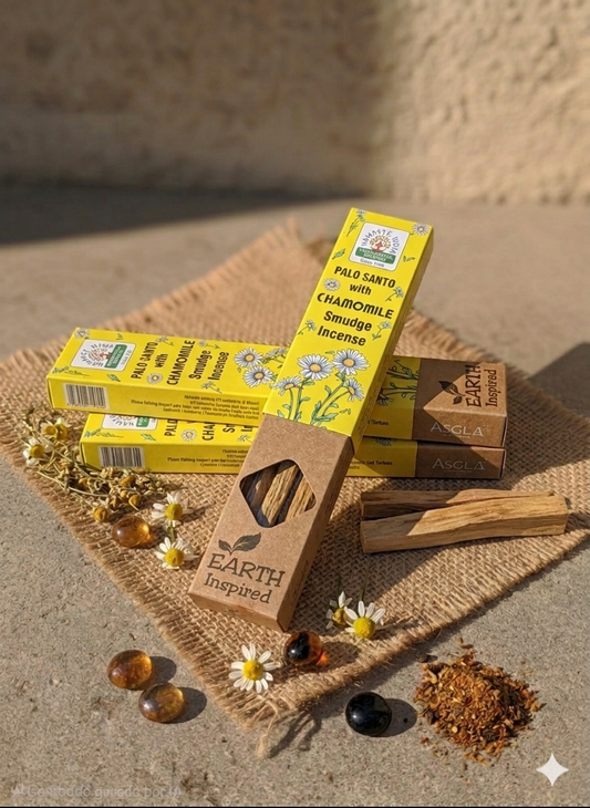 Incenso Orgânico Namaste India- Palo Santo & Camomila