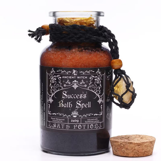 Poção de Banho Mágicas Ancient Witch e Amuleto de Cristal Citrino - Sucesso