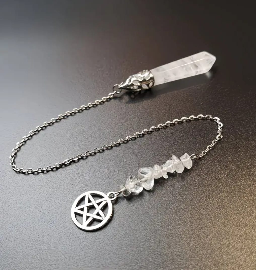 Pêndulo de quartzo com Pentagrama