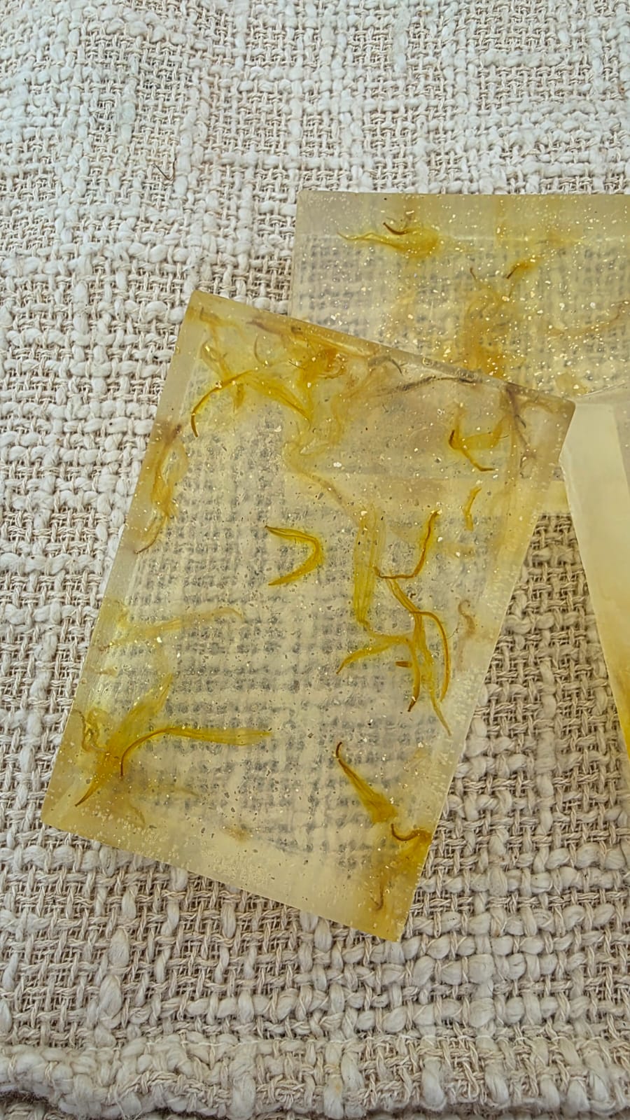 Sabonete Artesanal de Glicerina com Calêndula 100g