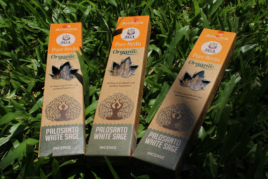 Incenso Orgânico Pure Herbs - Ambica