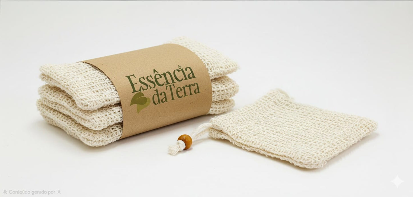 Saco de Sisal para Sabonetes