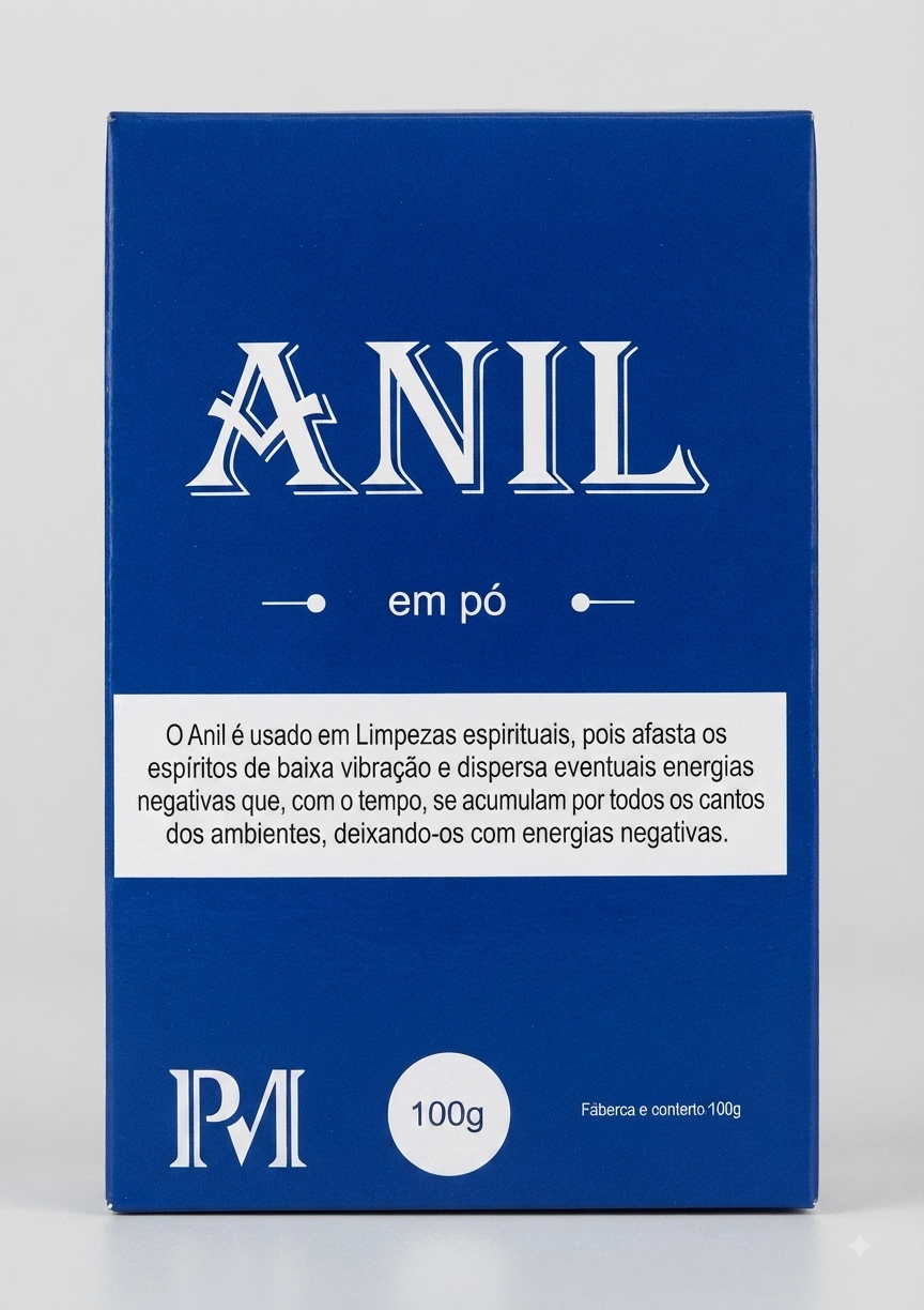 Caixa de Anil em pó