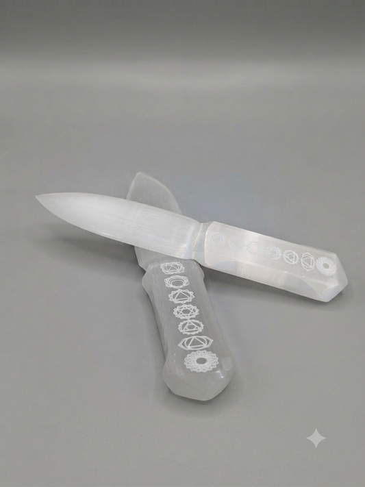 Faca de Selenite 190mm
