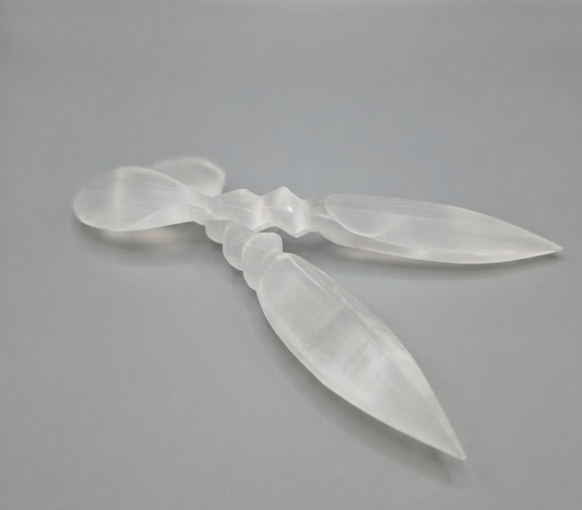 Punhal de Selenite 220mm - Coração