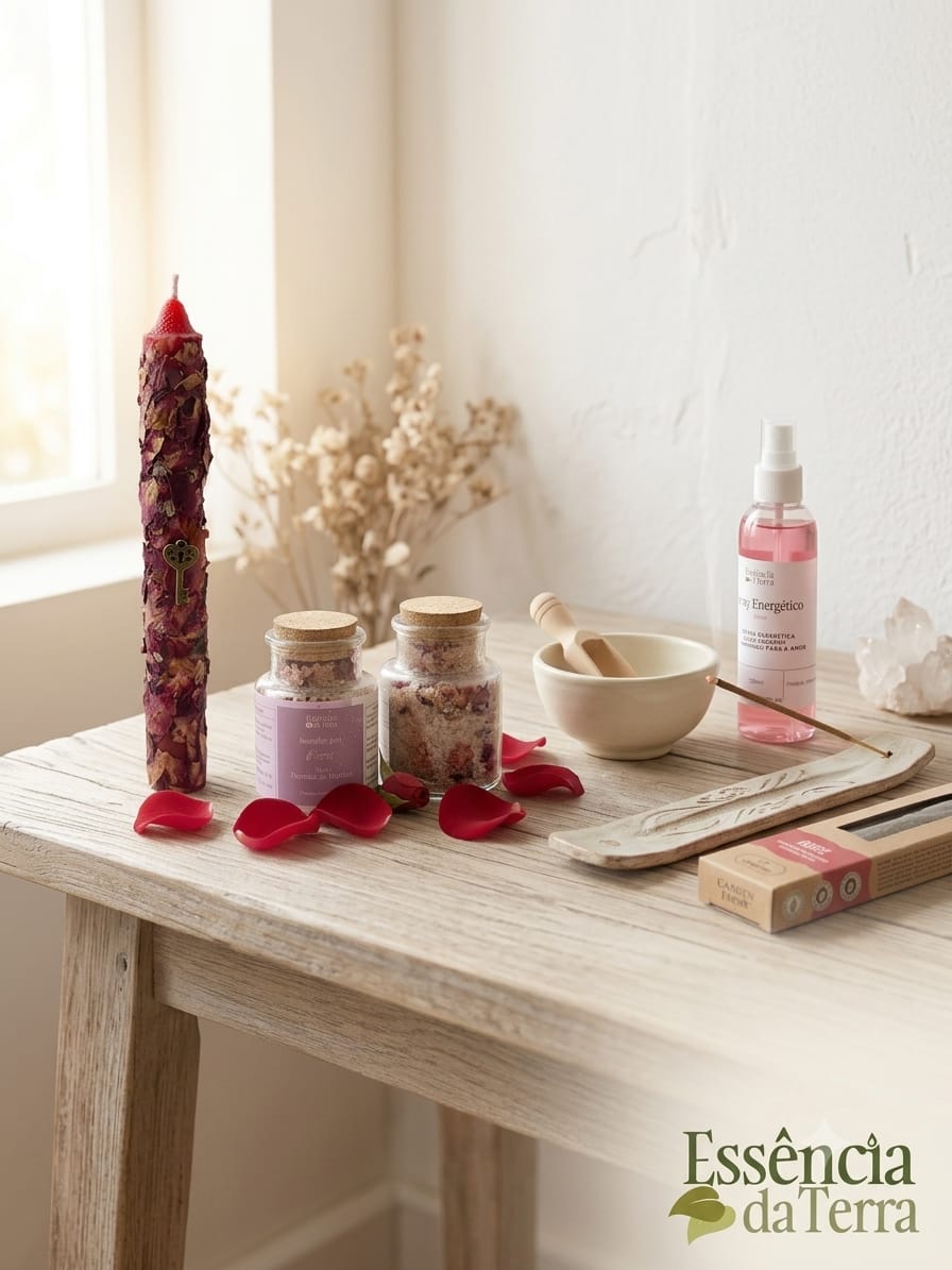 Kit Ritual de Rosas - Elevação energética e amor próprio