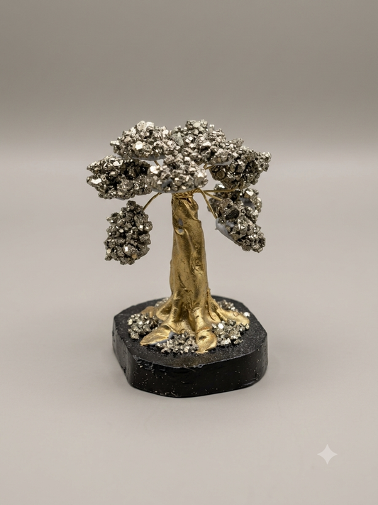 Árvore da Fortuna de Pirite - 6.5 cm