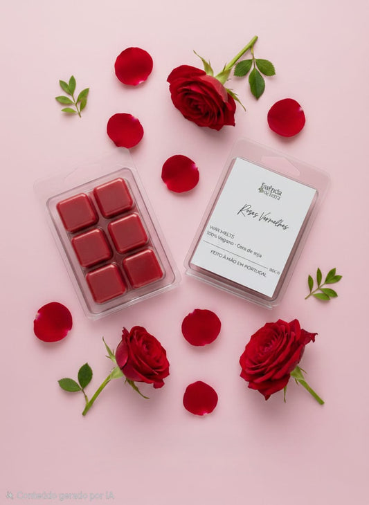 Wax Melts 80g - Rosas Vermelhas
