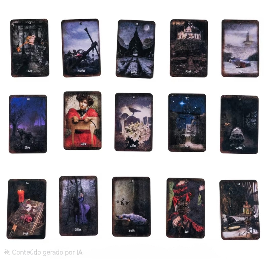 Baralho Lenormand Gótico