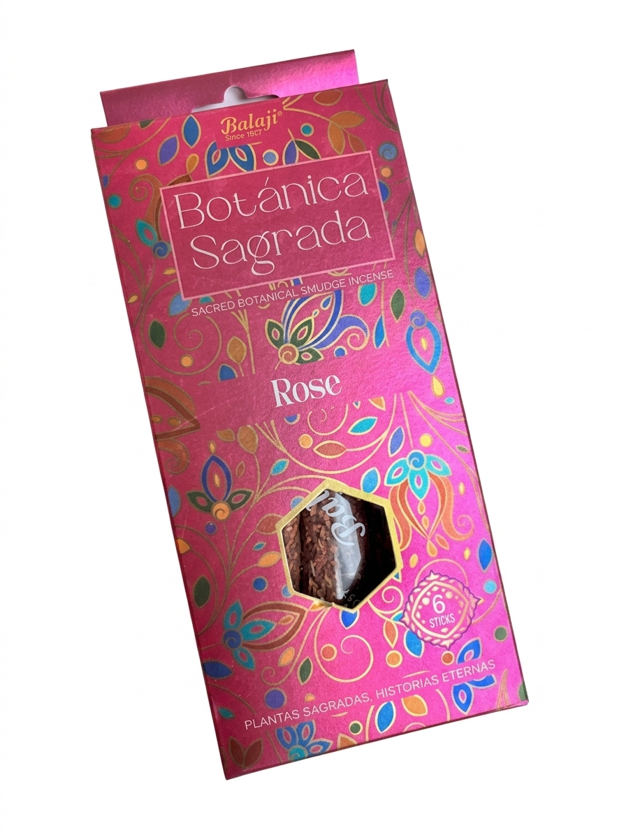 Incenso Balaji Botânica Sagrada - Rosa