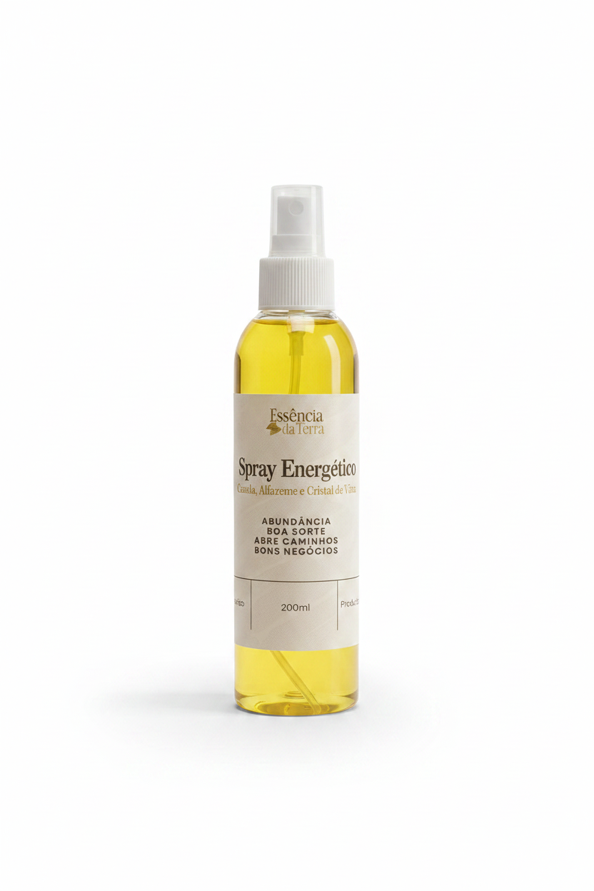 Spray Energético de Canela para Prosperidade 20cl - Contém Pirita