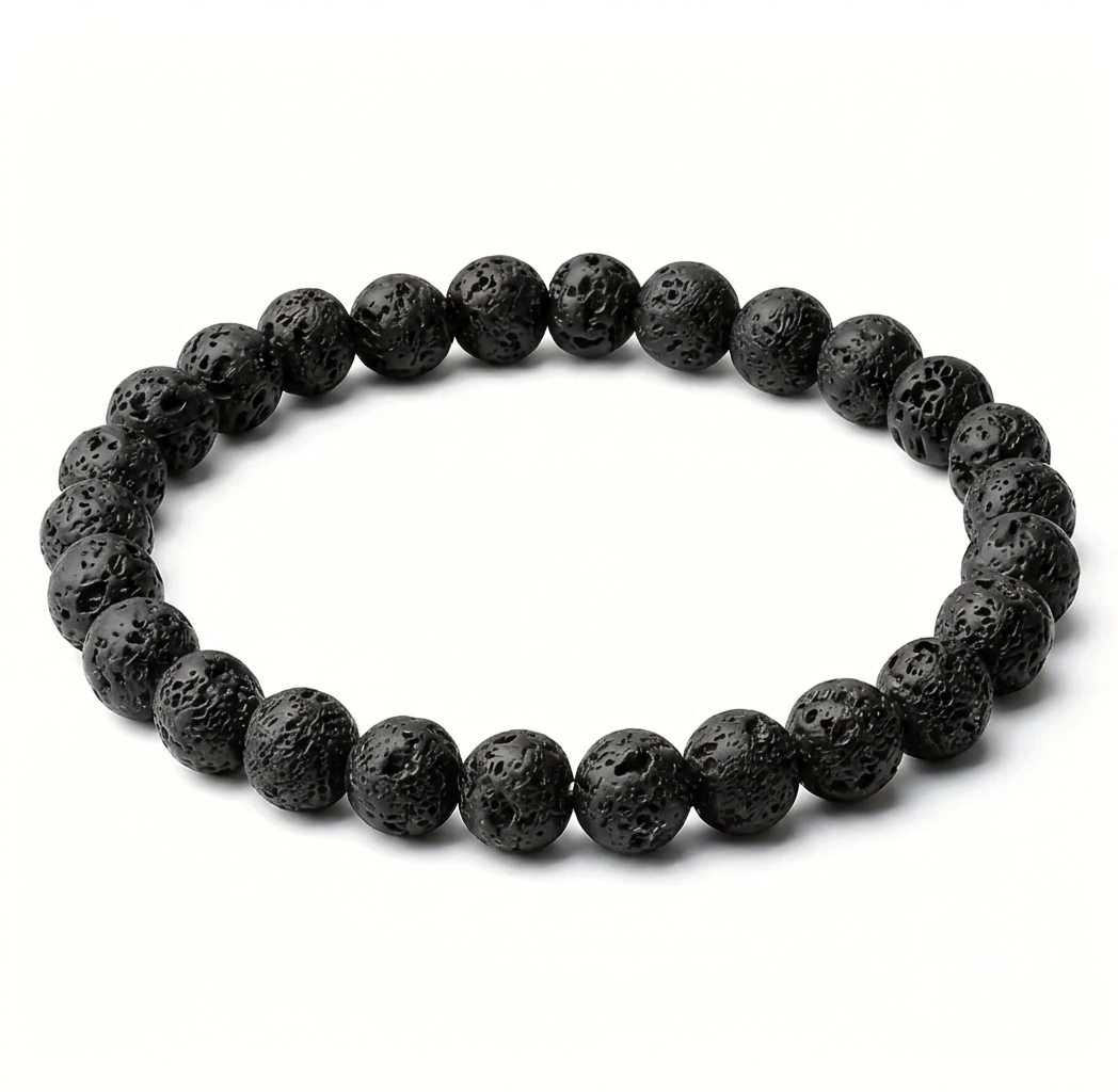 Pulseira de Lava Vulcânica