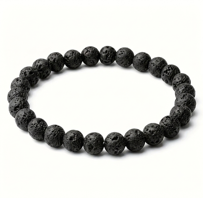 Pulseira de Lava Vulcânica