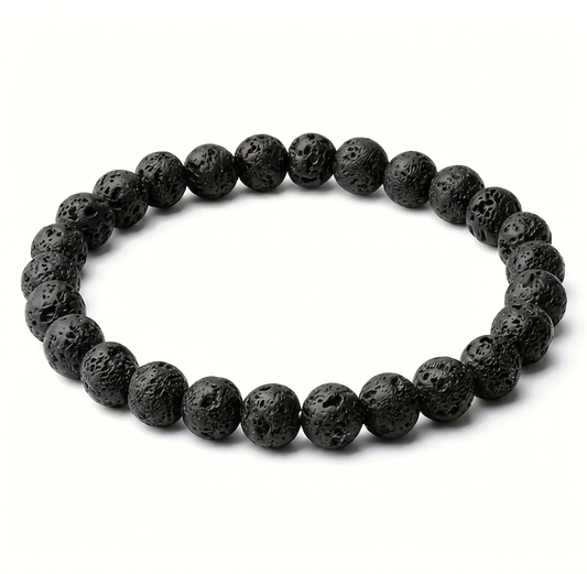 Pulseira de Lava Vulcânica